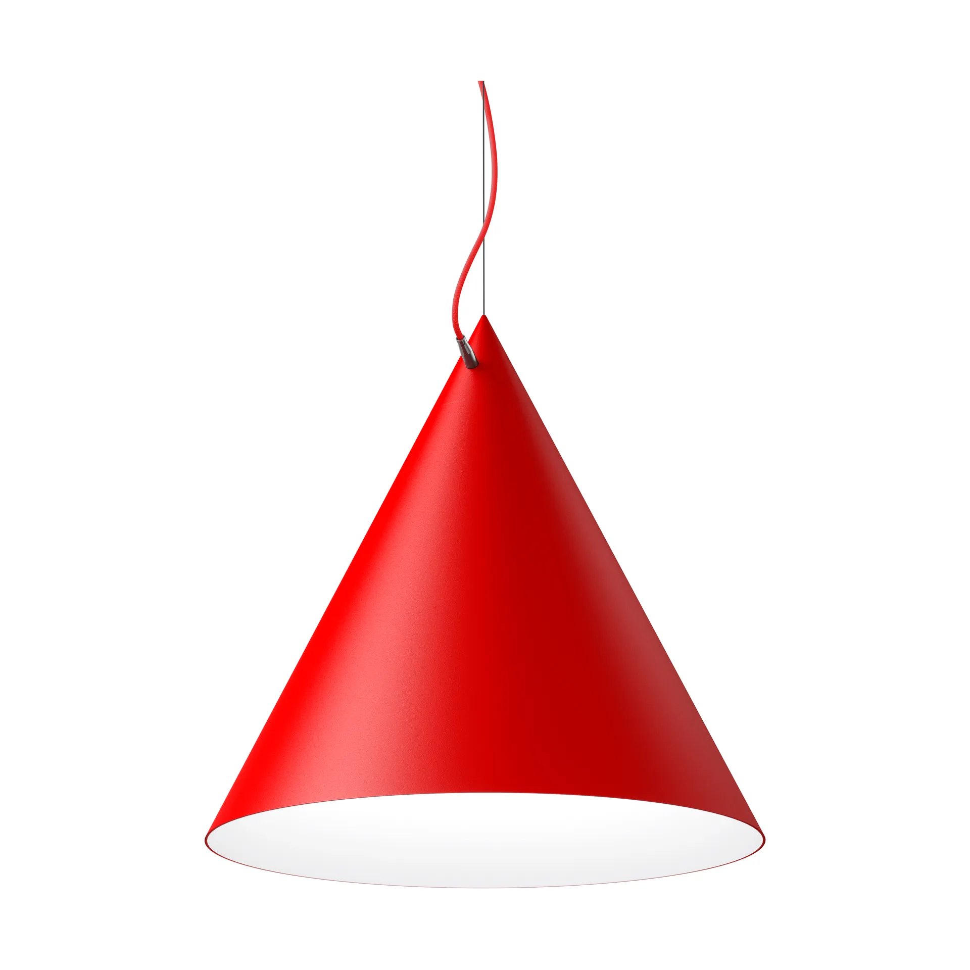 Suspension Castor 60 cm, Rouge-rouge-argent Noon