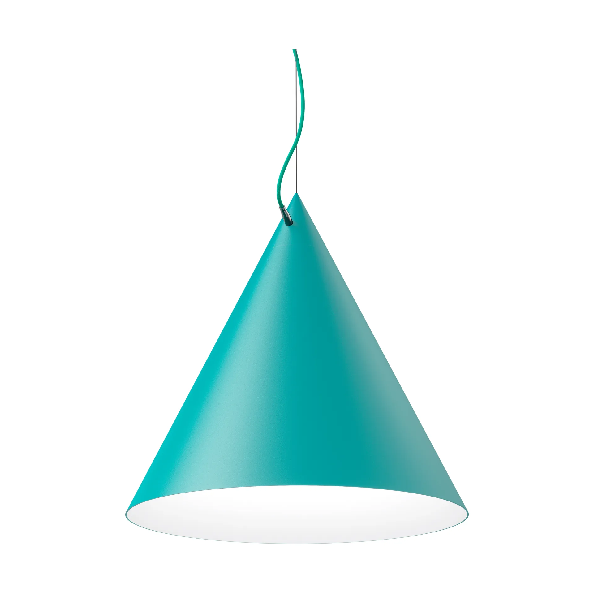 Suspension Castor 60 cm, Turquoise-turquoise-argent Noon