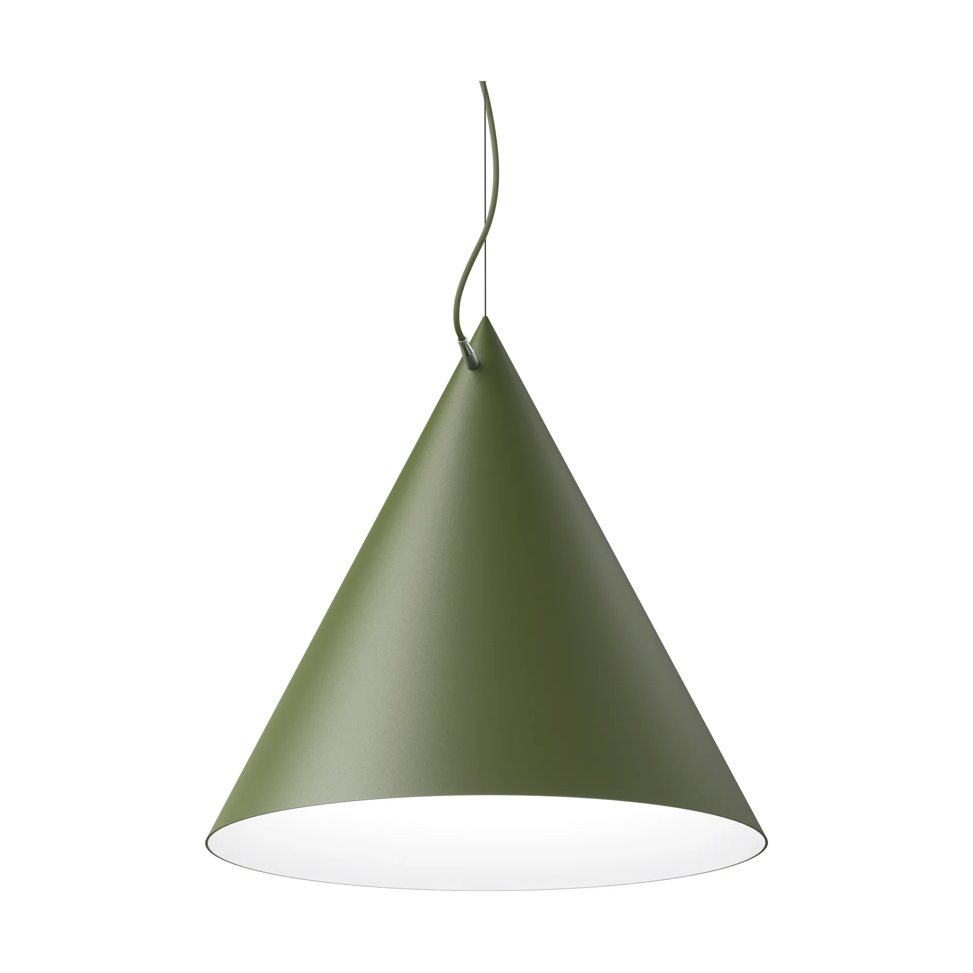 Suspension Castor 60 cm, Vert militaire-vert-laiton Noon