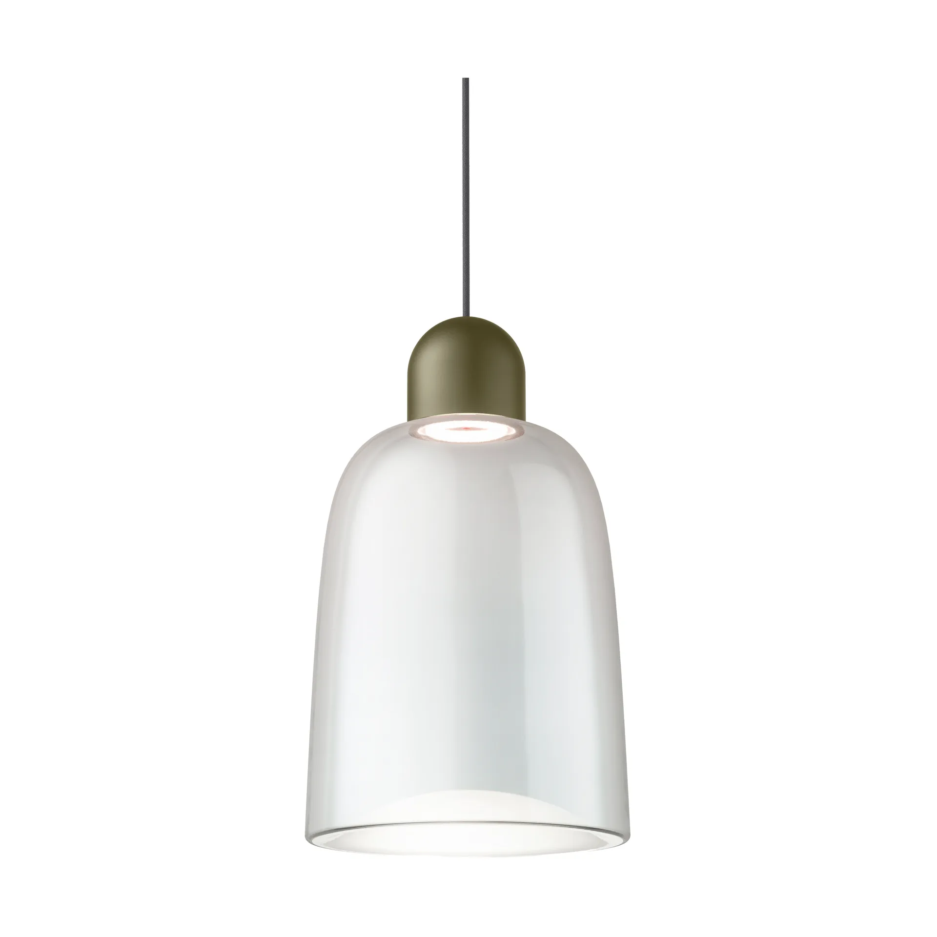 Suspension Dia 27 cm, Gris olive-gris foncé Noon