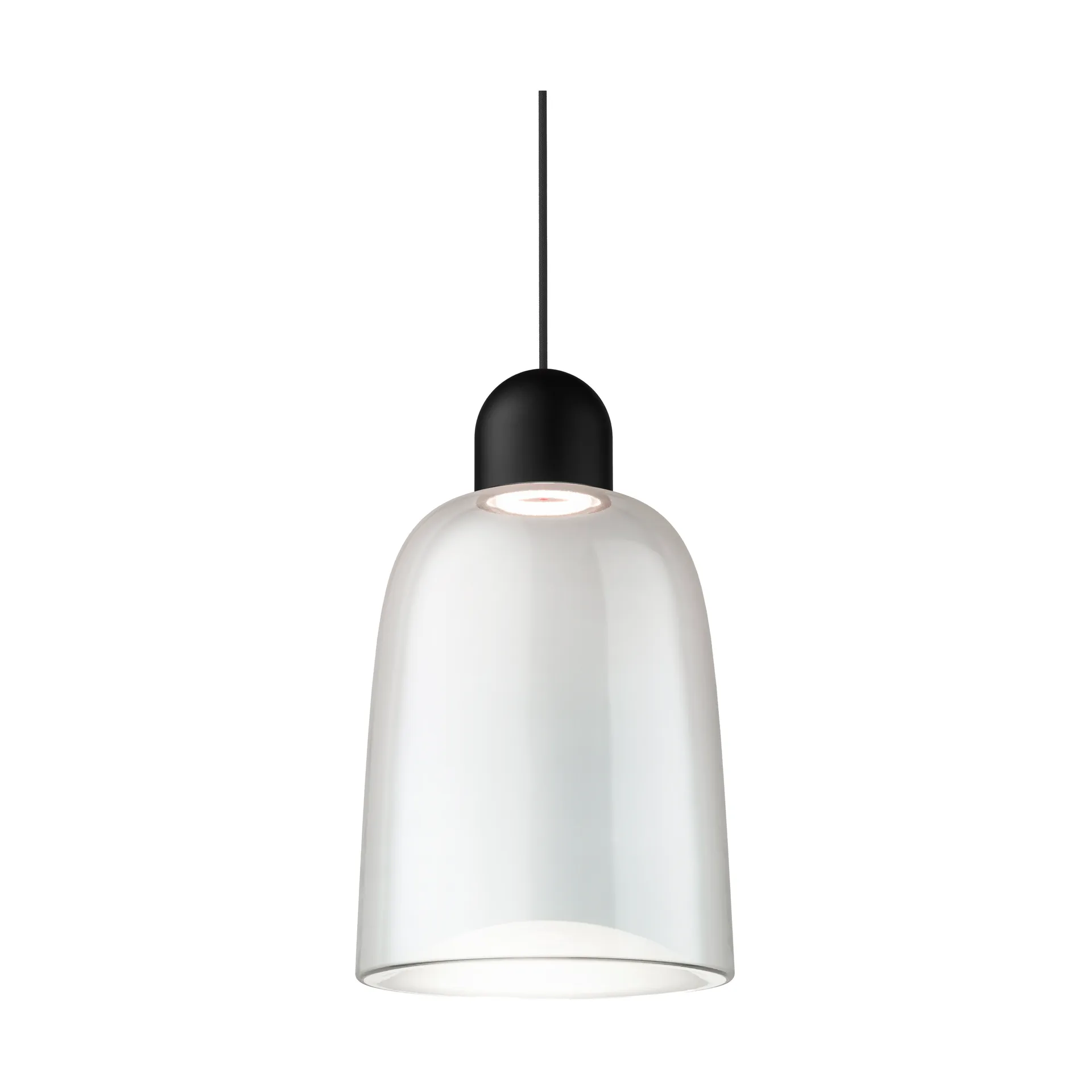 Suspension Dia 27 cm, Noir-noir Noon