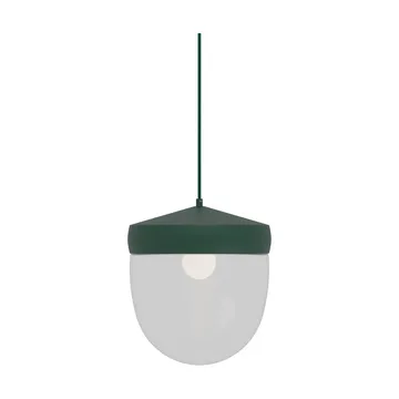 Suspension Pan 30 cm verre transparent - British racing green-vert foncé - Noon