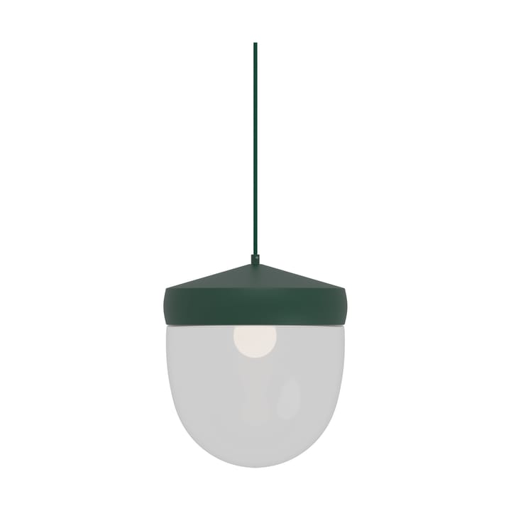 Suspension Pan 30 cm verre transparent - British racing green-vert foncé - Noon