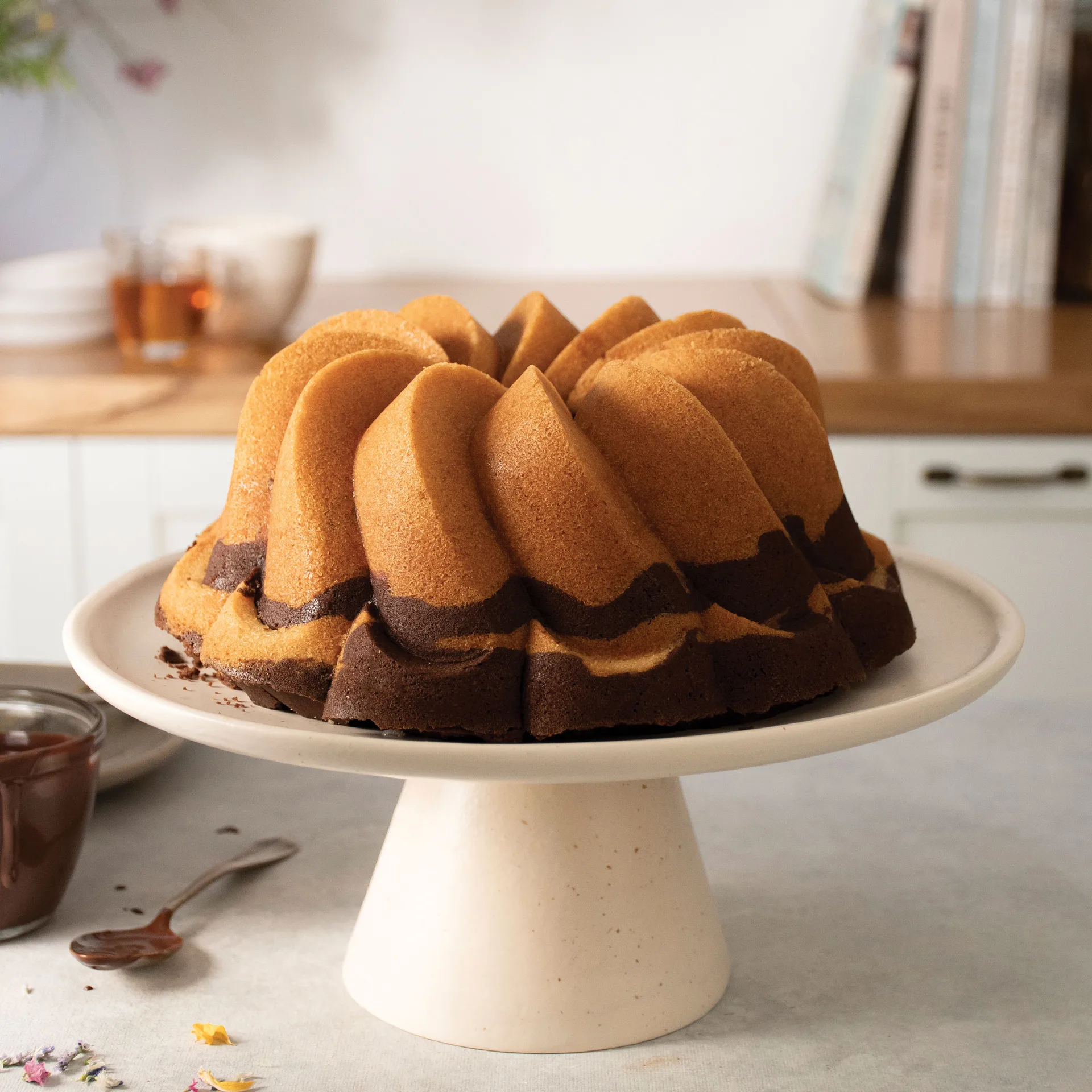 Moule à bundt pirouette Nordic Ware 2,4 l, Or Nordic Ware