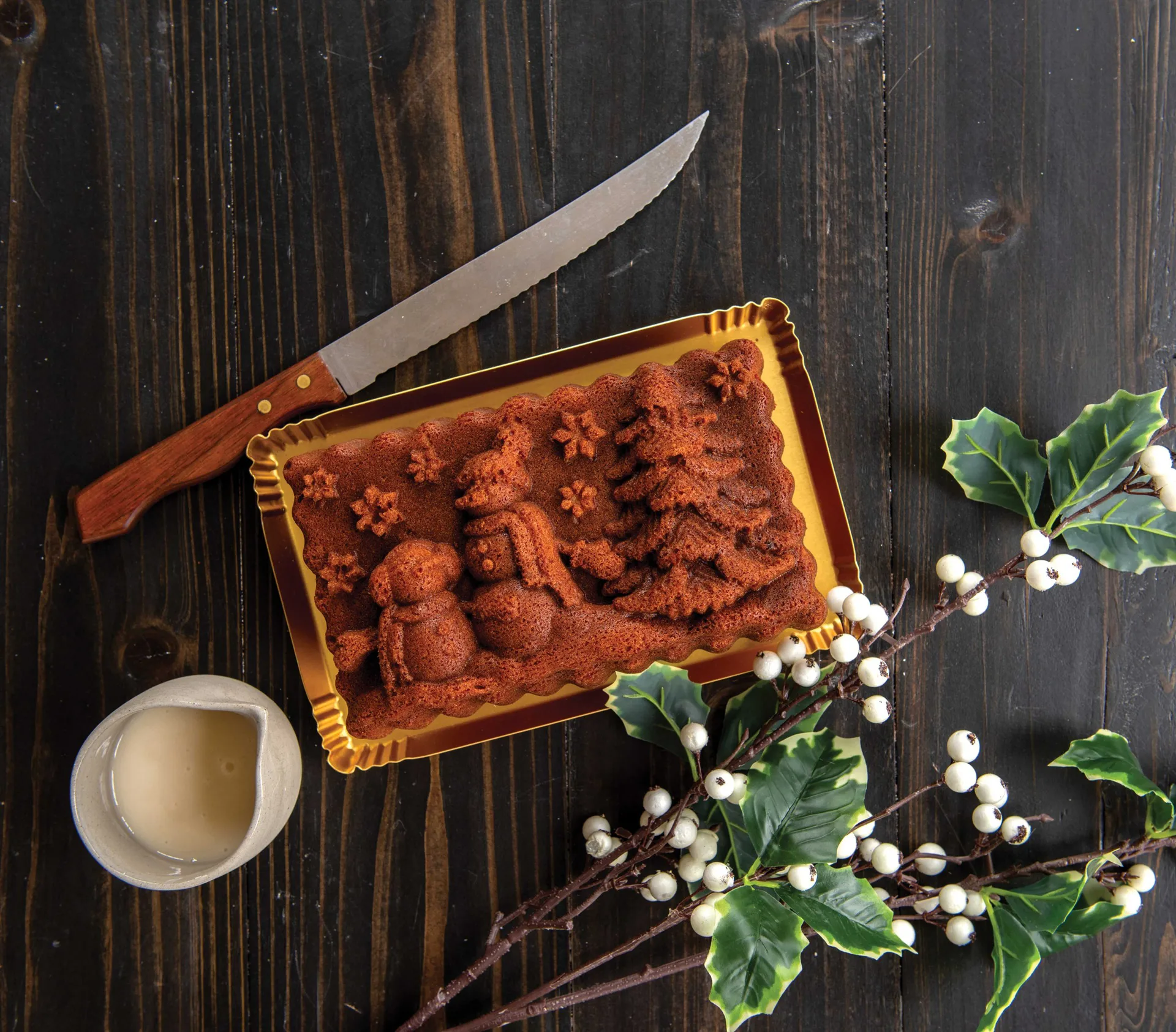 Moule à pain Nordic Ware Winter Wonderland 1,4 L, Silver Nordic Ware