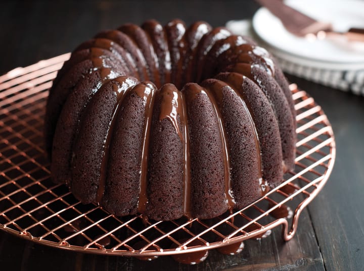 Moule à gâteau TEA CAKES AUTUMN BUNDT , bronze, Nordic Ware