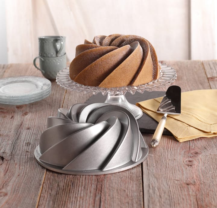 Nordic Ware Heritage moule à gâteau bundt argent, 2,4 L Nordic Ware