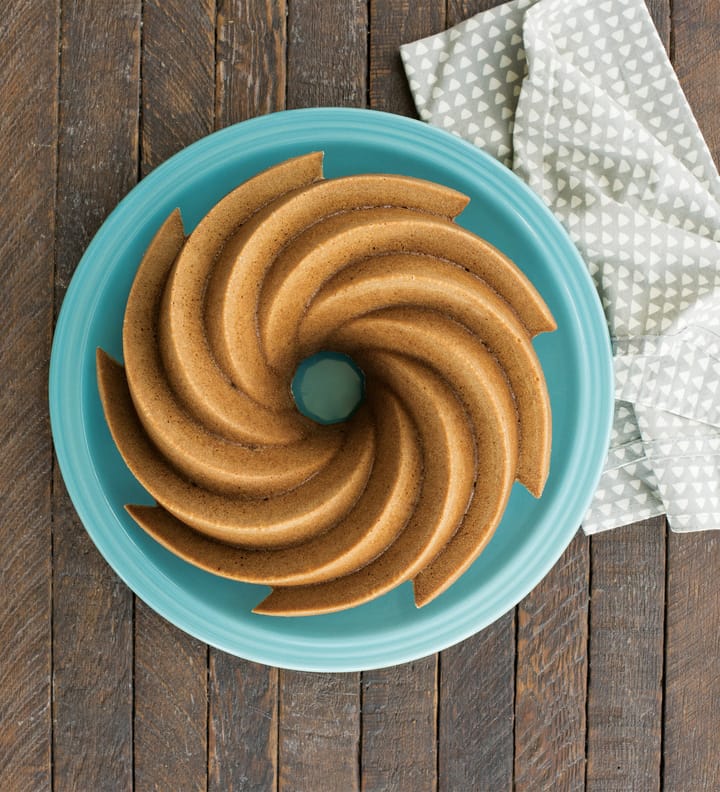 Moule bundt cake : forêt de sapins enneigés en fonte d´aluminium 25 cm -  Nordic Ware