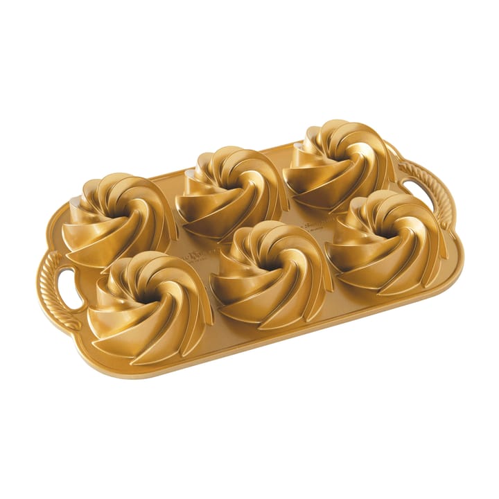 Nordic Ware Heritage moule à gâteau mini bundts or - 0,9 L - Nordic Ware