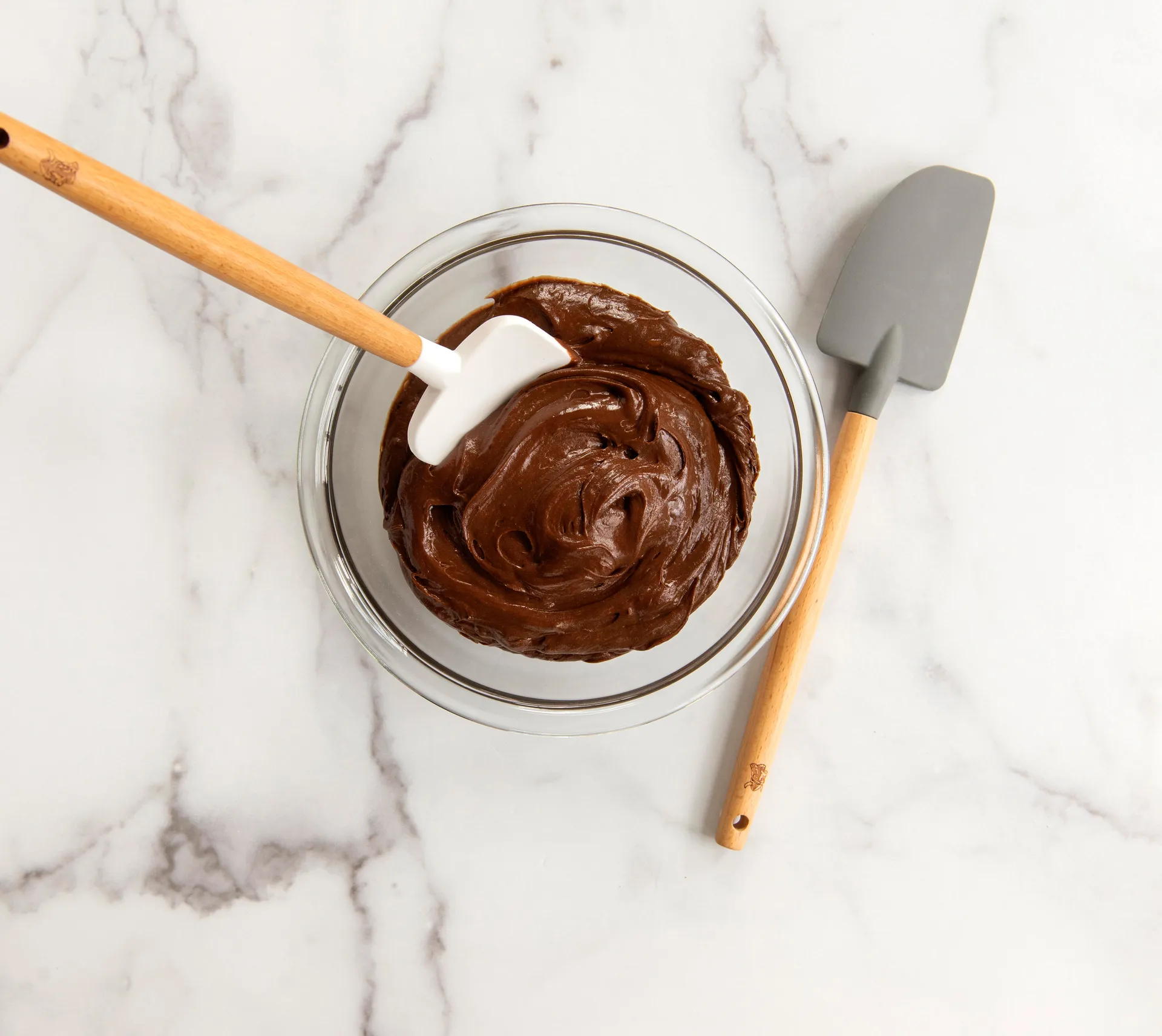 Nordic Ware maryse en bois de hêtre lot de 2, Noir, blanc Nordic Ware