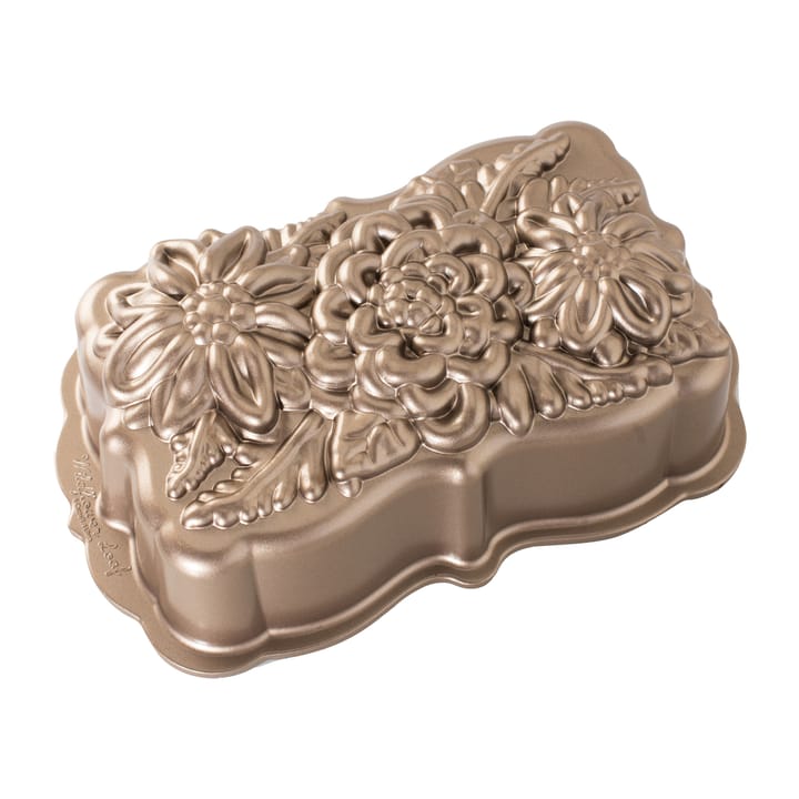 Moule à gâteaux en fonte d'aluminium argenté Bûche de Noël - NW86448 -  NORDIC WARE