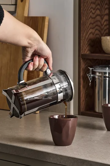 Cafetière à piston 8 tasses Nordwik - Argent - Nordwik