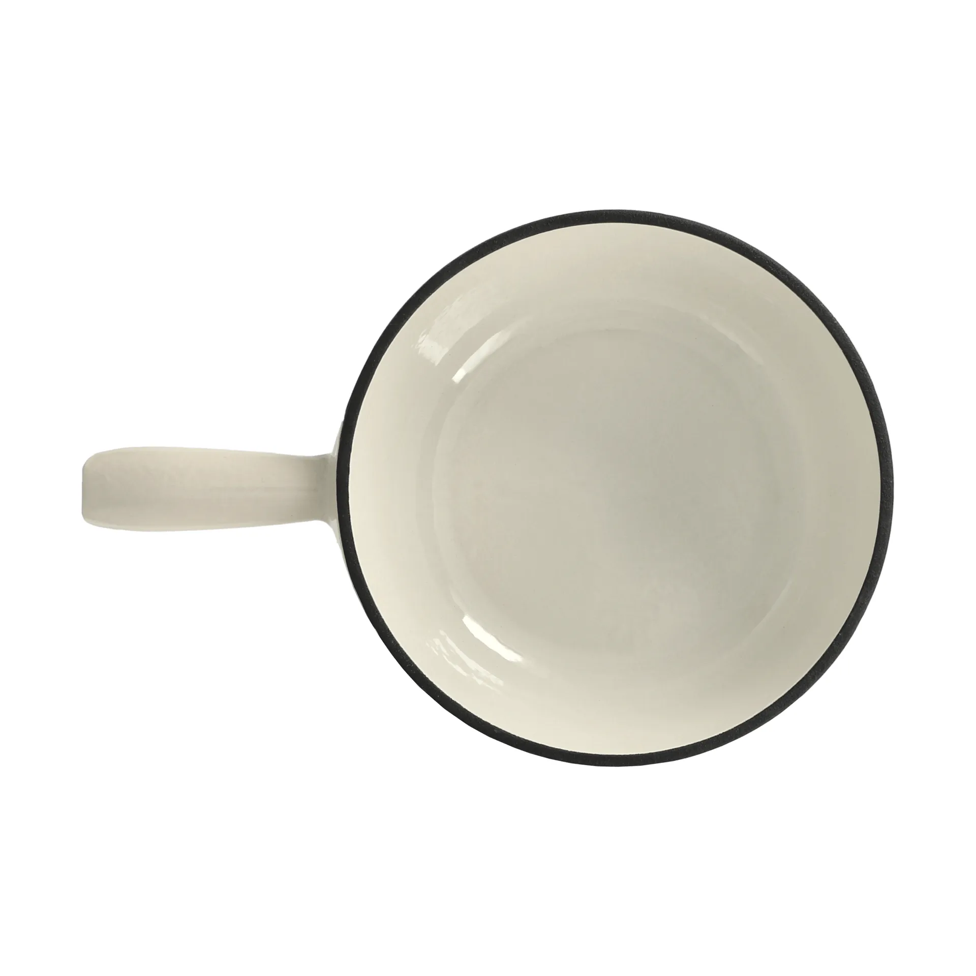Cocotte à fondue émaillée, Crème, 1,8 L Nordwik