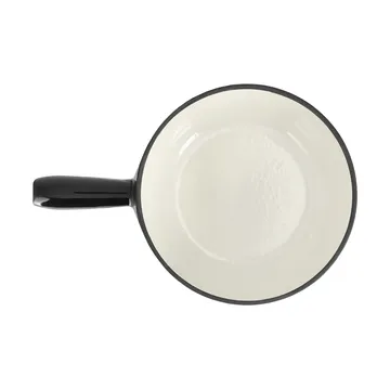 Cocotte à fondue émaillée - Noir, 1,8 L - Nordwik