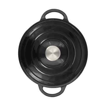 Cocotte en fonte ronde Nordwik 2,5 l - Noir - Nordwik
