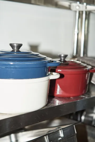 Cocotte en fonte ronde Nordwik 5 l - Blanc - Nordwik