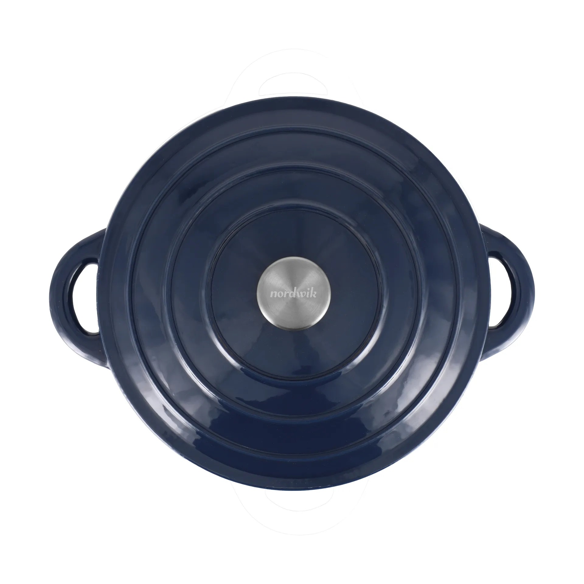 Cocotte en fonte ronde Nordwik 5 l, Bleu foncé Nordwik