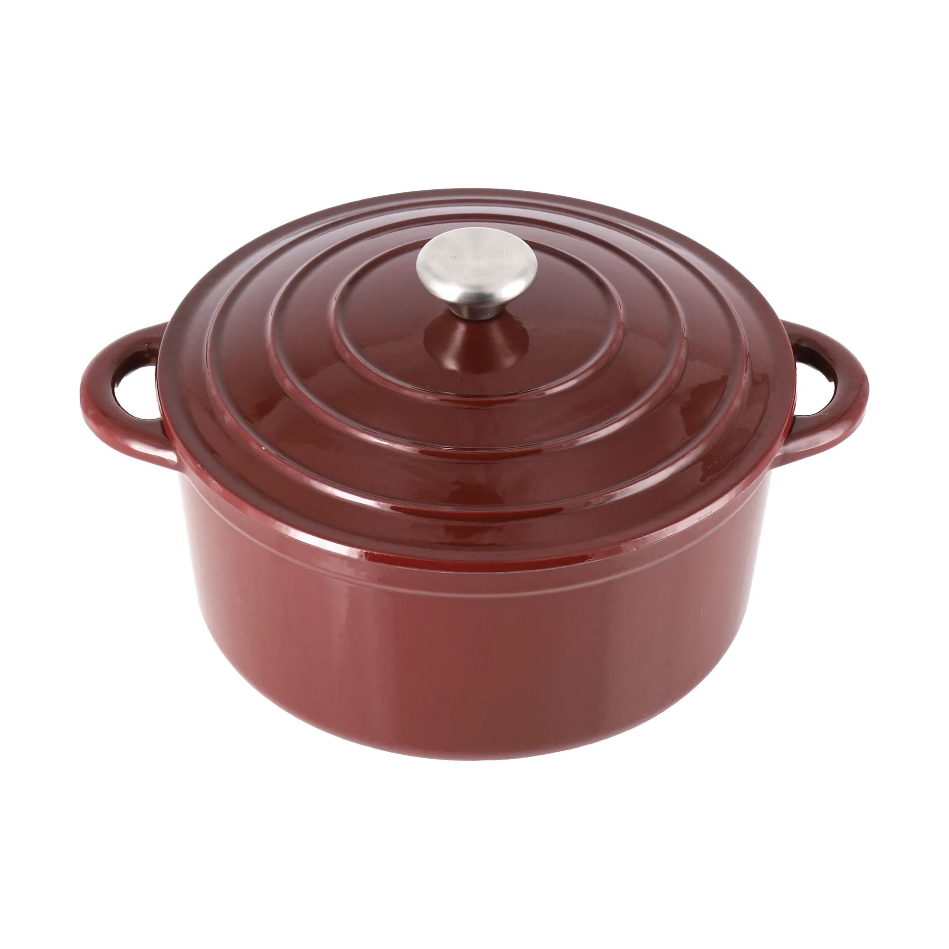 Cocotte en fonte ronde Nordwik 5 l, Bordeaux Nordwik