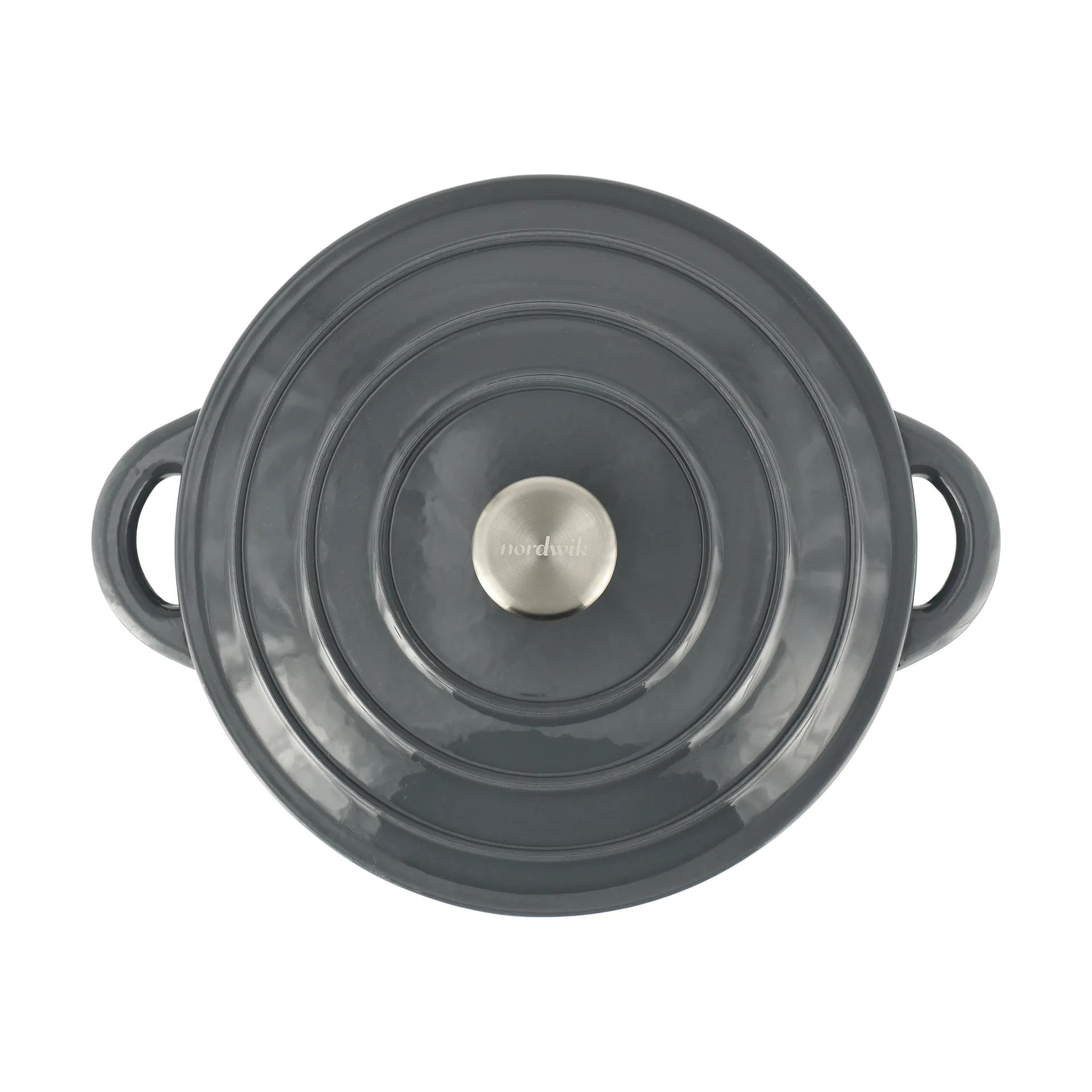 Cocotte en fonte ronde Nordwik 5 l, Gris Nordwik