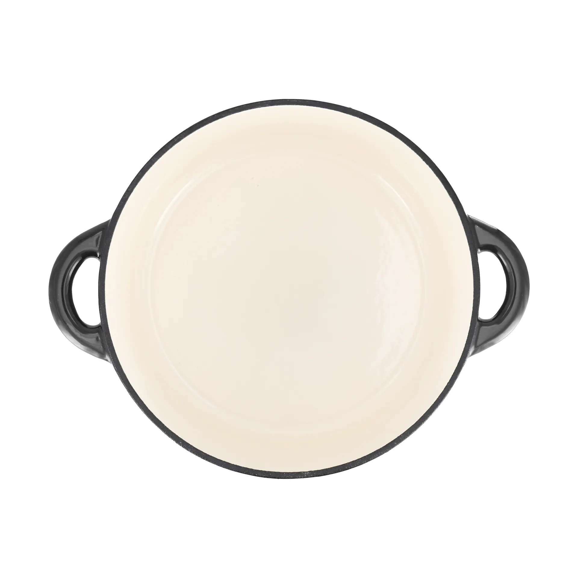 Cocotte en fonte ronde Nordwik 5 l, Noir-argenté Nordwik