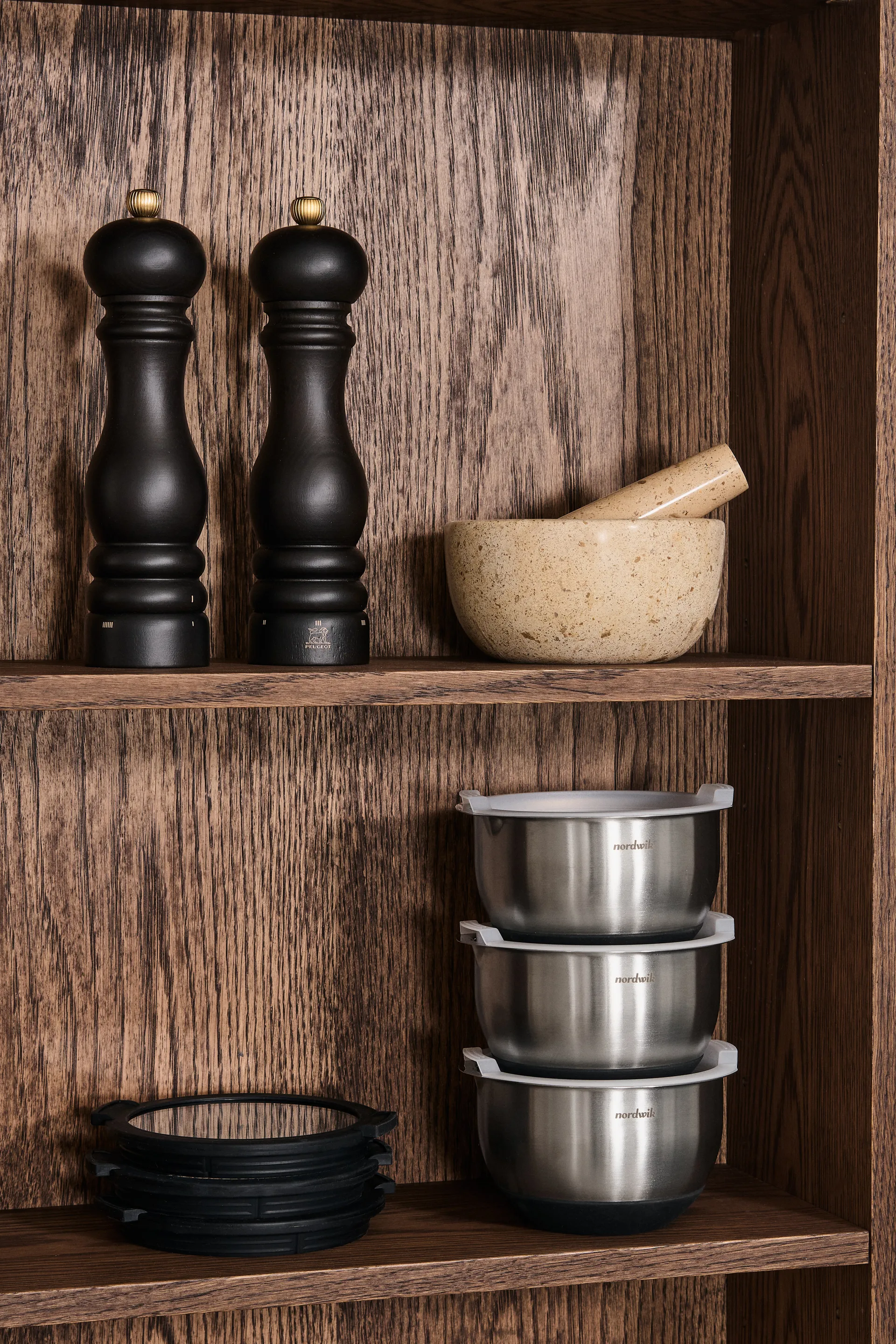 Couvercle en verre pour saladiers premium Nordwik, 3-pièces Nordwik