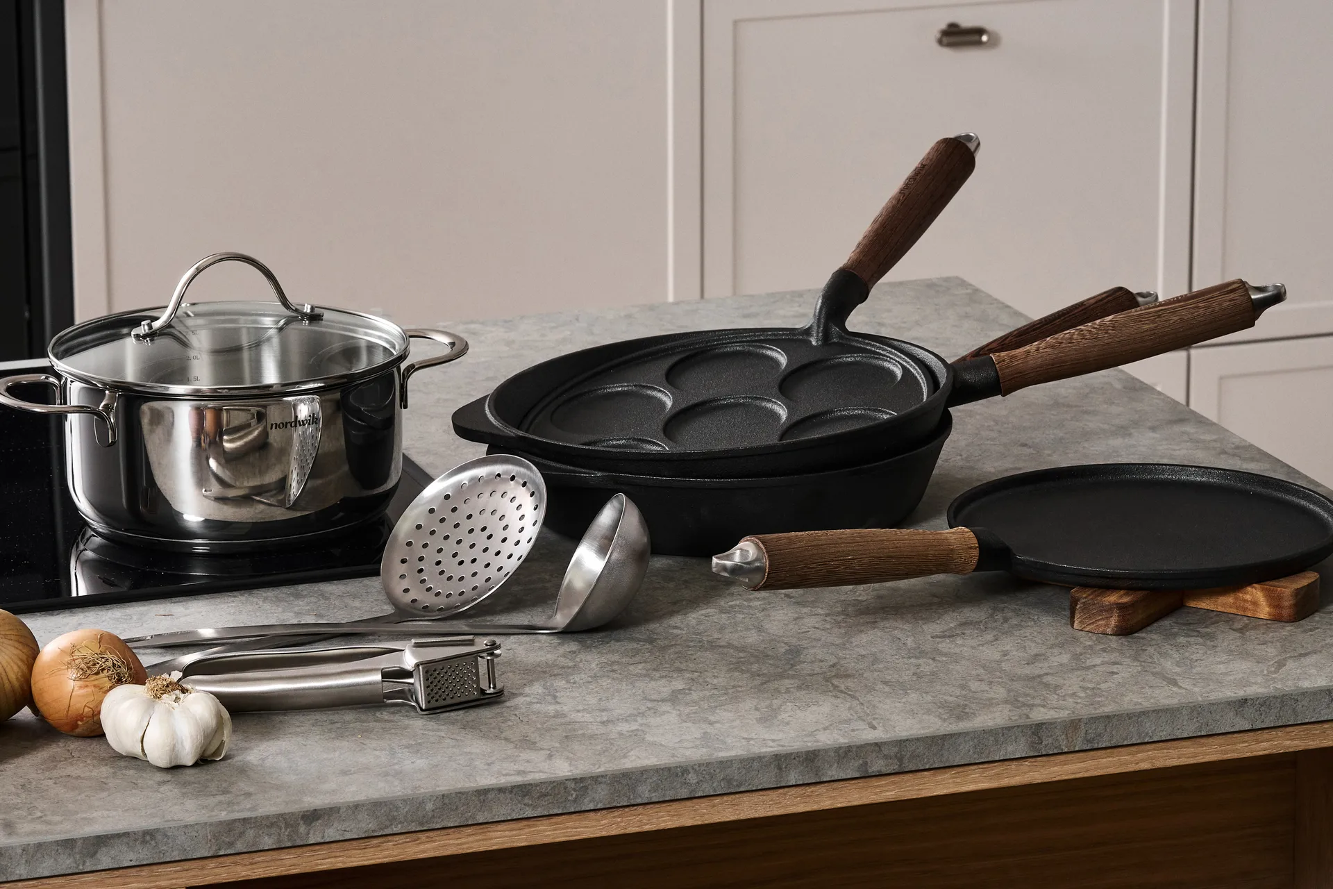 Cuillère Nordwik 32 cm, Acier inoxydable Nordwik