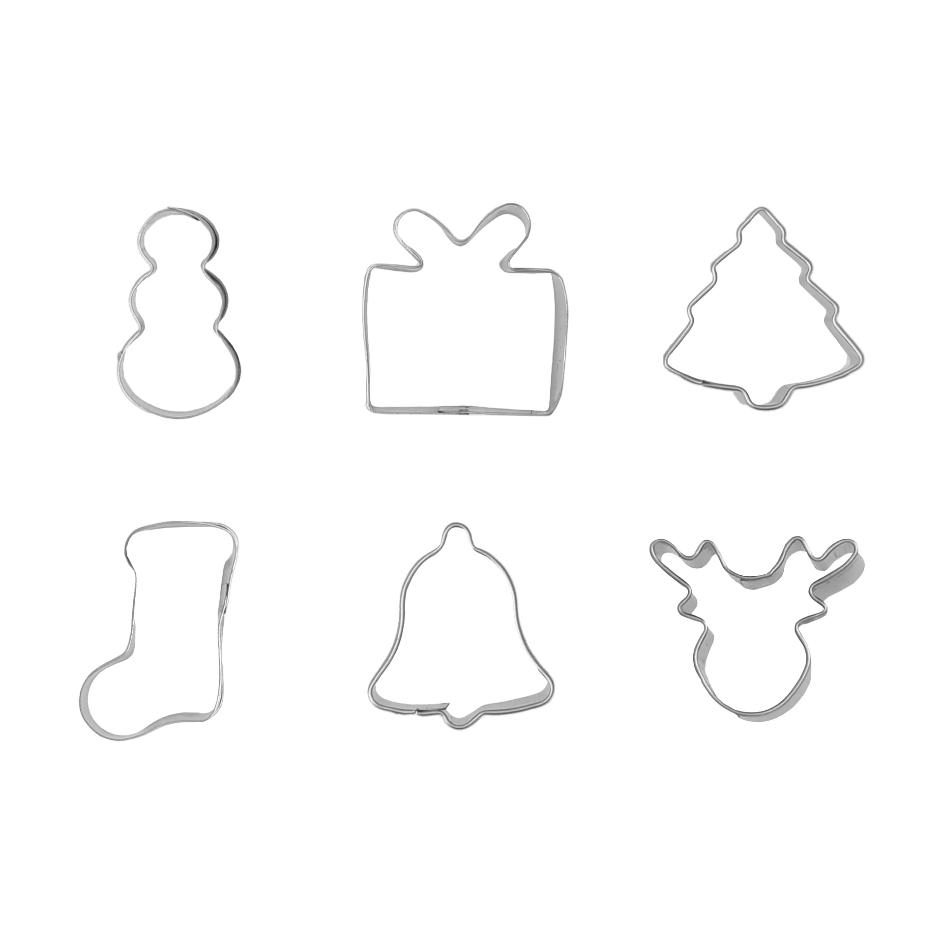 Emporte-pièce à pain d'épices BAKE, Noël, mini, 6 pièces Nordwik