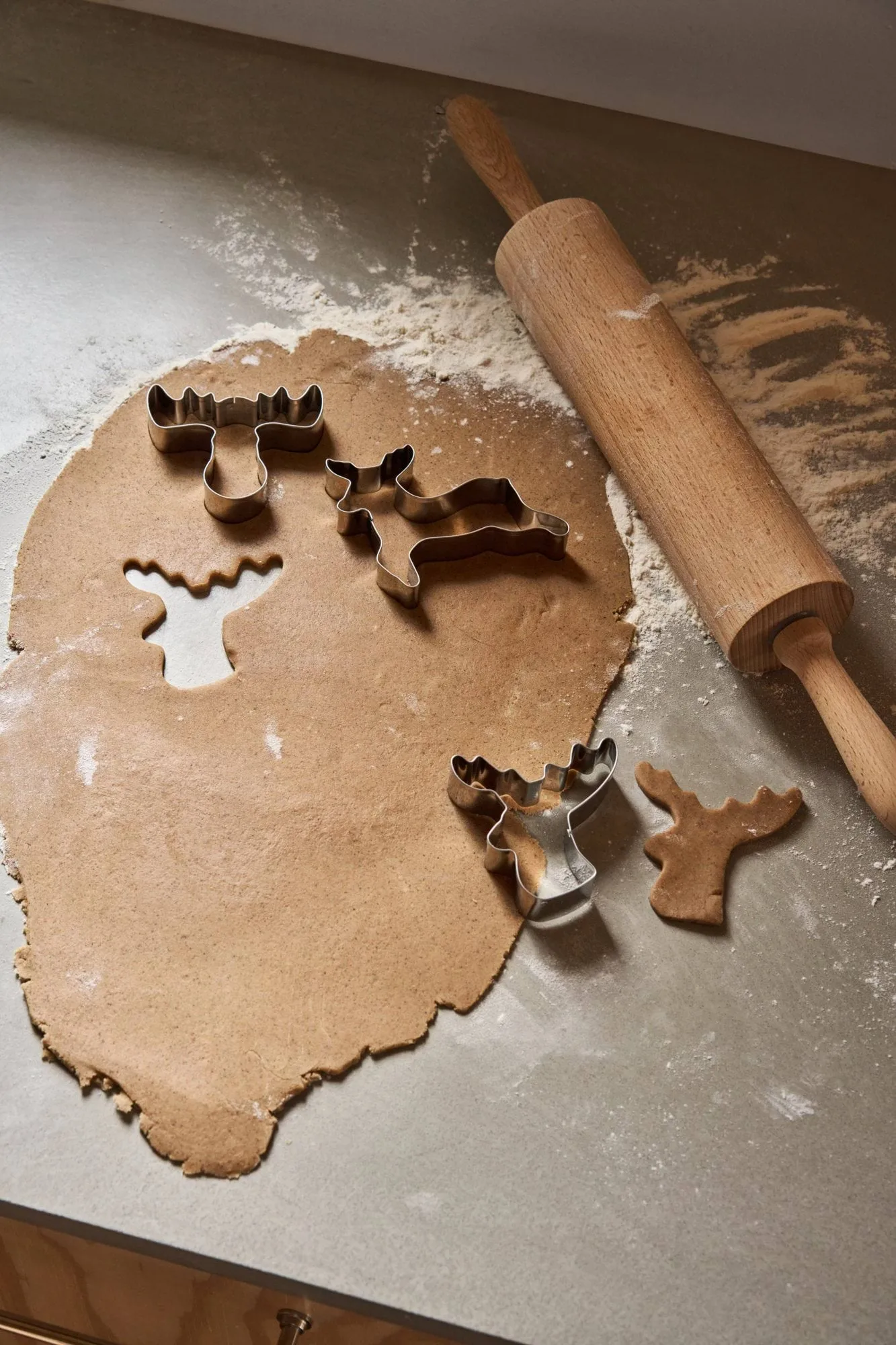 Emporte-pièce à pain d'épices BAKE, Renne, 3 pièces Nordwik