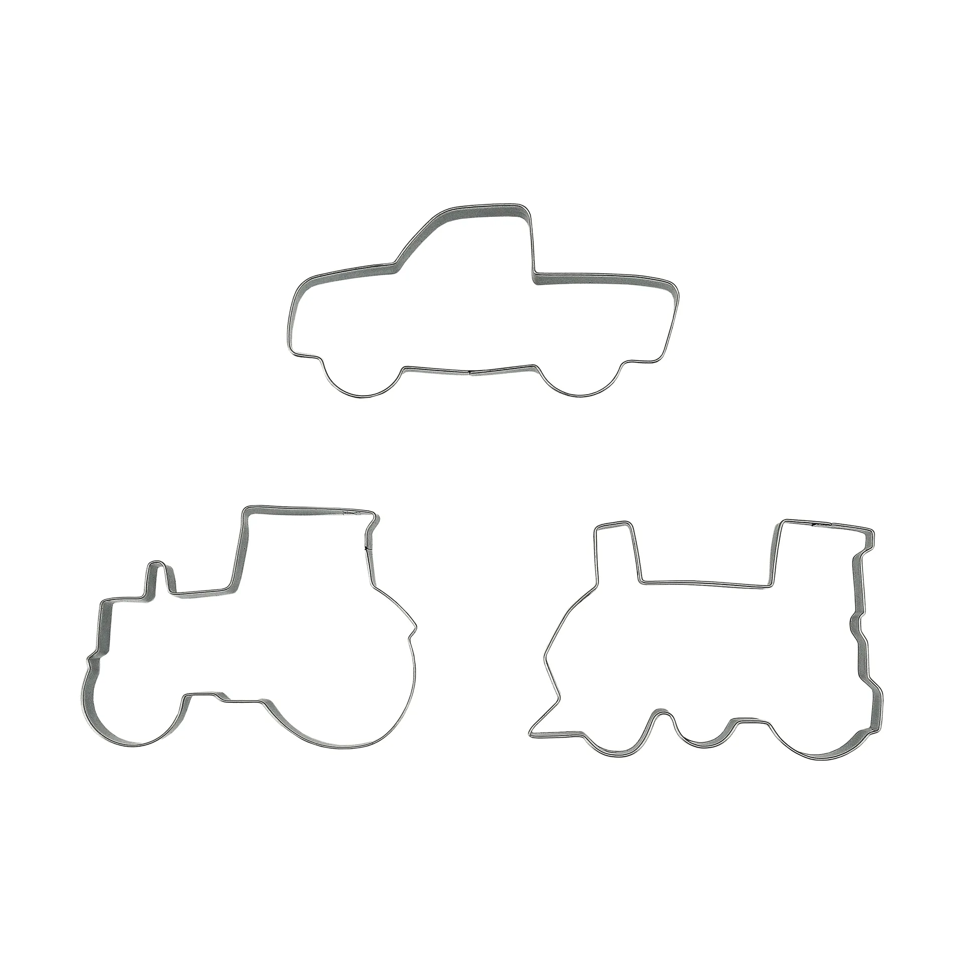 Emporte-pièce à pain d'épices BAKE, Véhicules, 3 pièces Nordwik