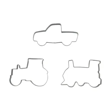 Emporte-pièce à pain d'épices BAKE - Véhicules, 3 pièces - Nordwik