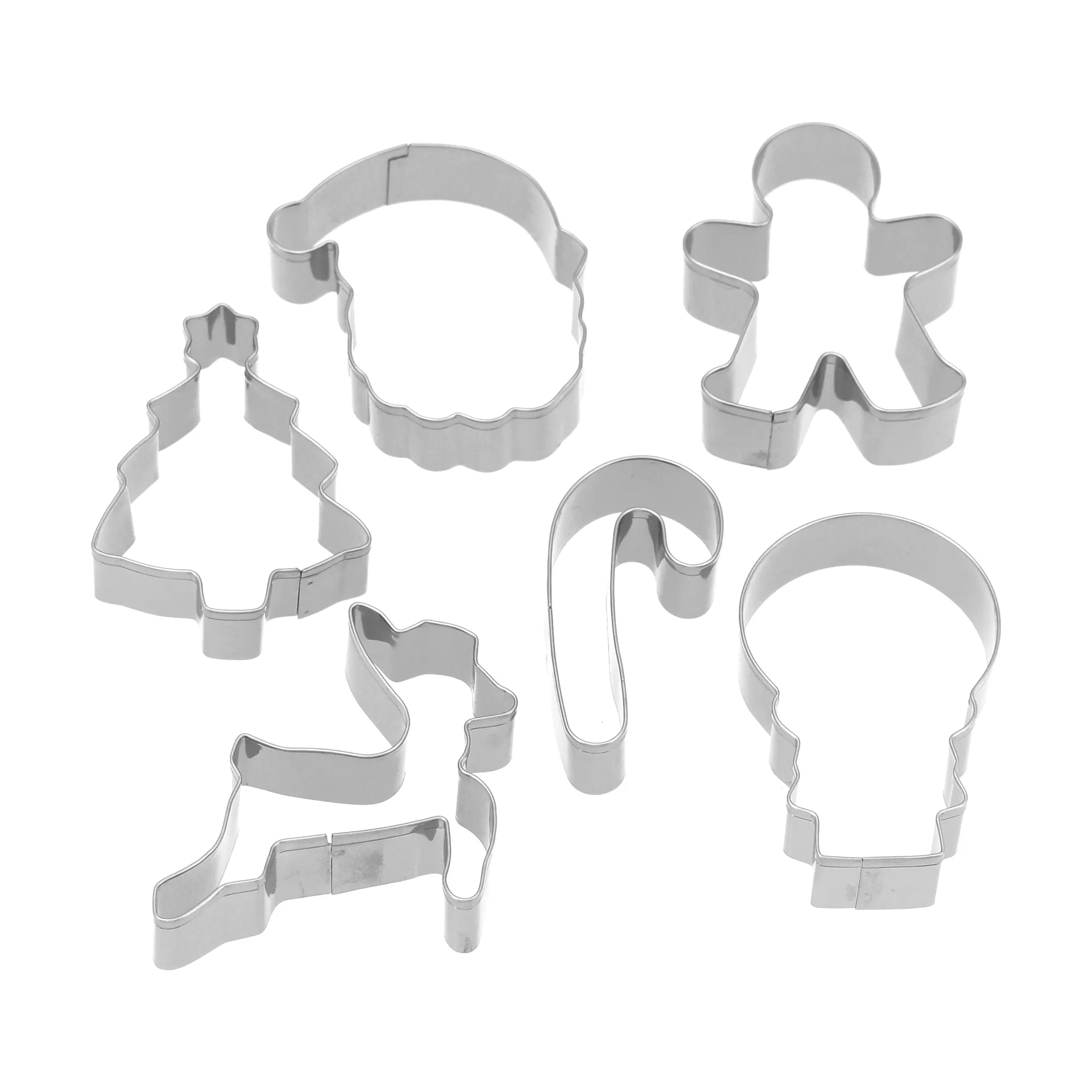 Emporte pièces de Noël Nordwik, 6 pièces, Acier inoxydable Nordwik