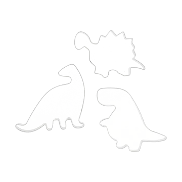 Emporte pièces dinosaure Nordwik, 3 pièces - Acier inoxydable - Nordwik