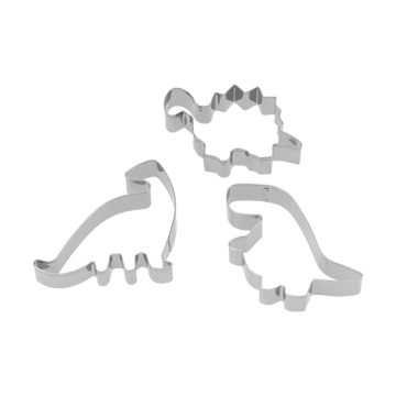 Emporte pièces dinosaure Nordwik, 3 pièces - Acier inoxydable - Nordwik
