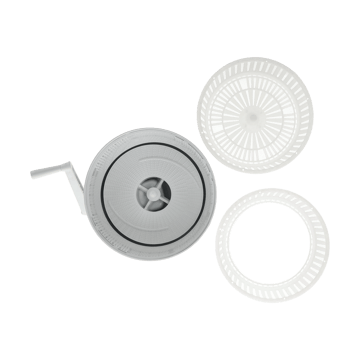 Éplucheur de pommes de terre avec manivelle Nordwik - Blanc - Nordwik