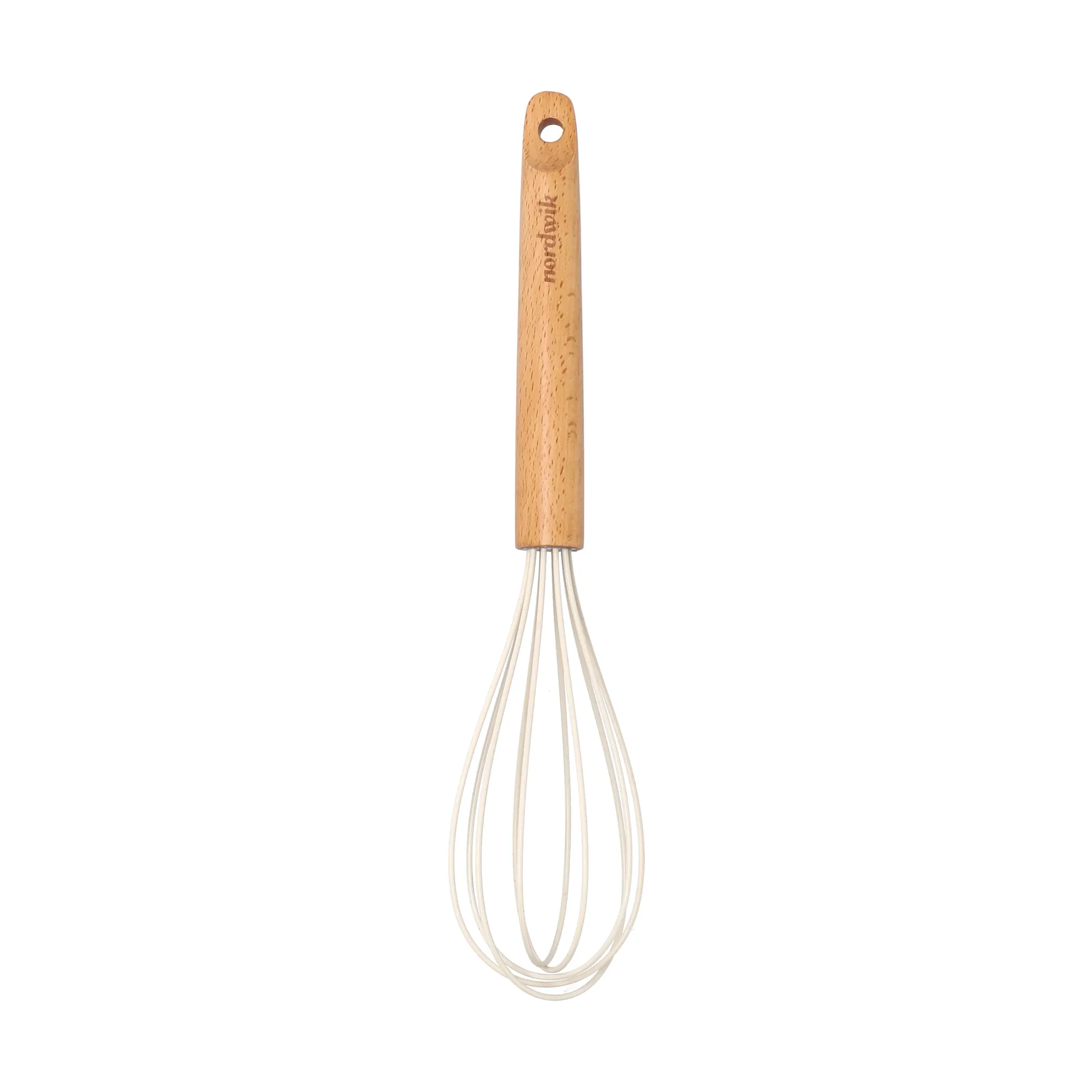 Fouet à ballon Nordwik 30 cm en hêtre, Crème Nordwik
