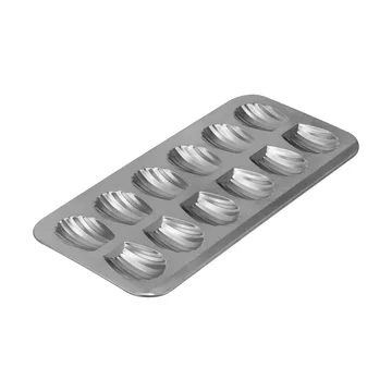 Moule à madeleines BAKE - Acier inoxydable, 12 pièces - Nordwik
