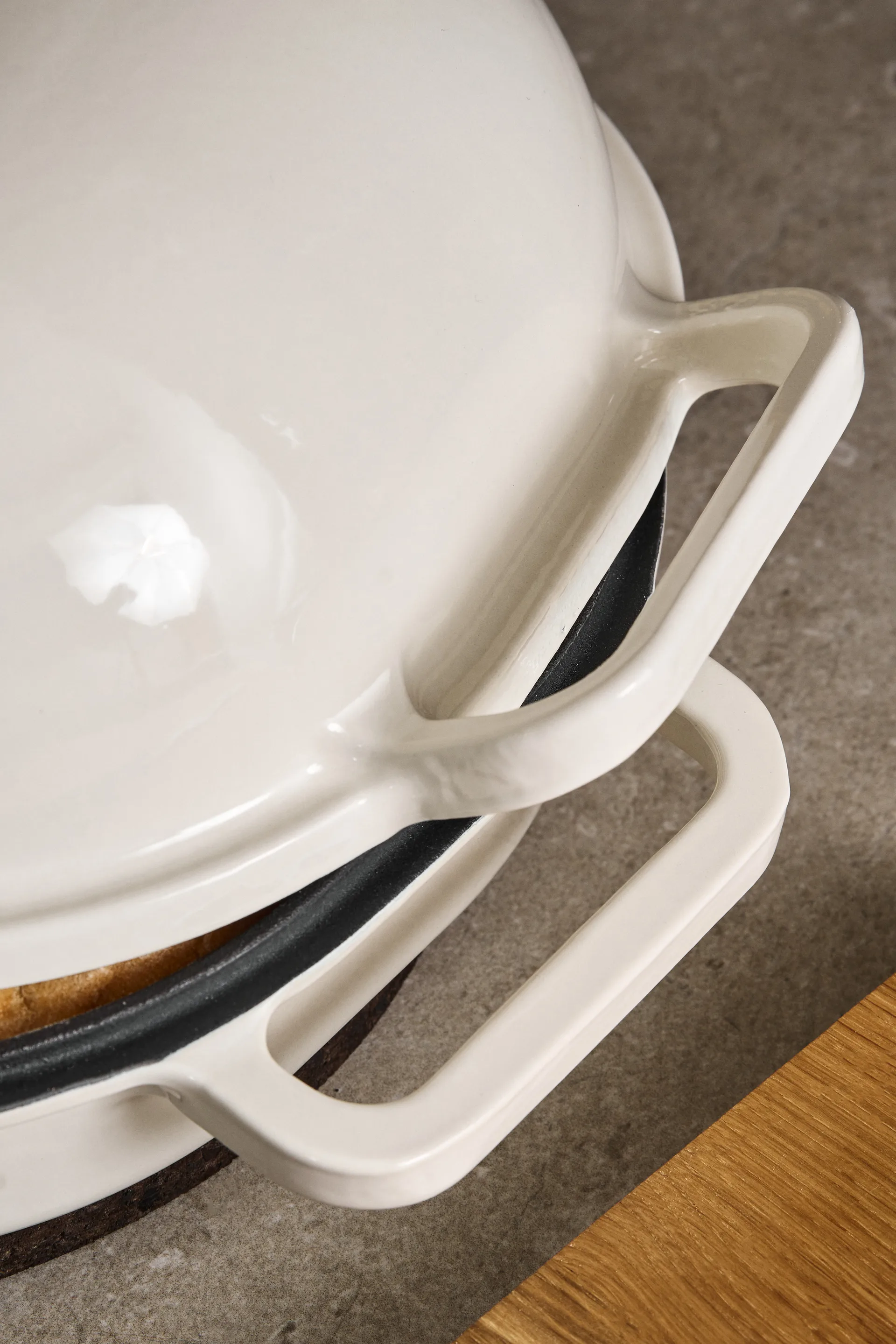 Moule à pain Levain émaillé 39x26 cm Nordwik, Crème Nordwik