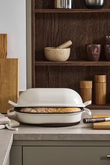 Moule à pain Levain émaillé 39x26 cm Nordwik - Crème - Nordwik