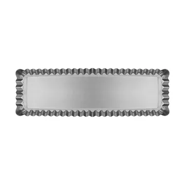 Moule à tarte à fond amovible BAKE - Rectangulaire, acier inoxydable, 35x11 cm - Nordwik