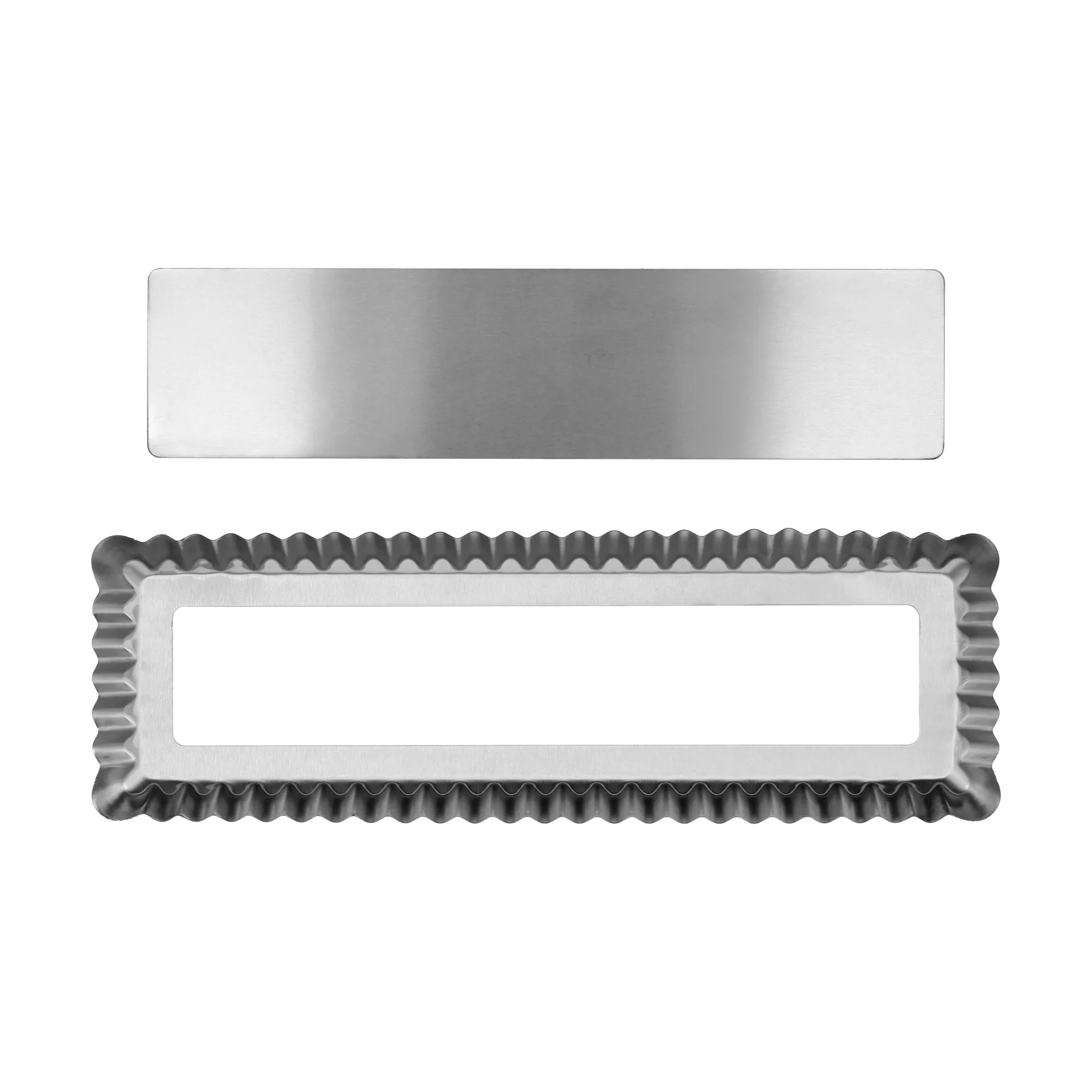 Moule à tarte à fond amovible BAKE, Rectangulaire, acier inoxydable, 35x11 cm Nordwik