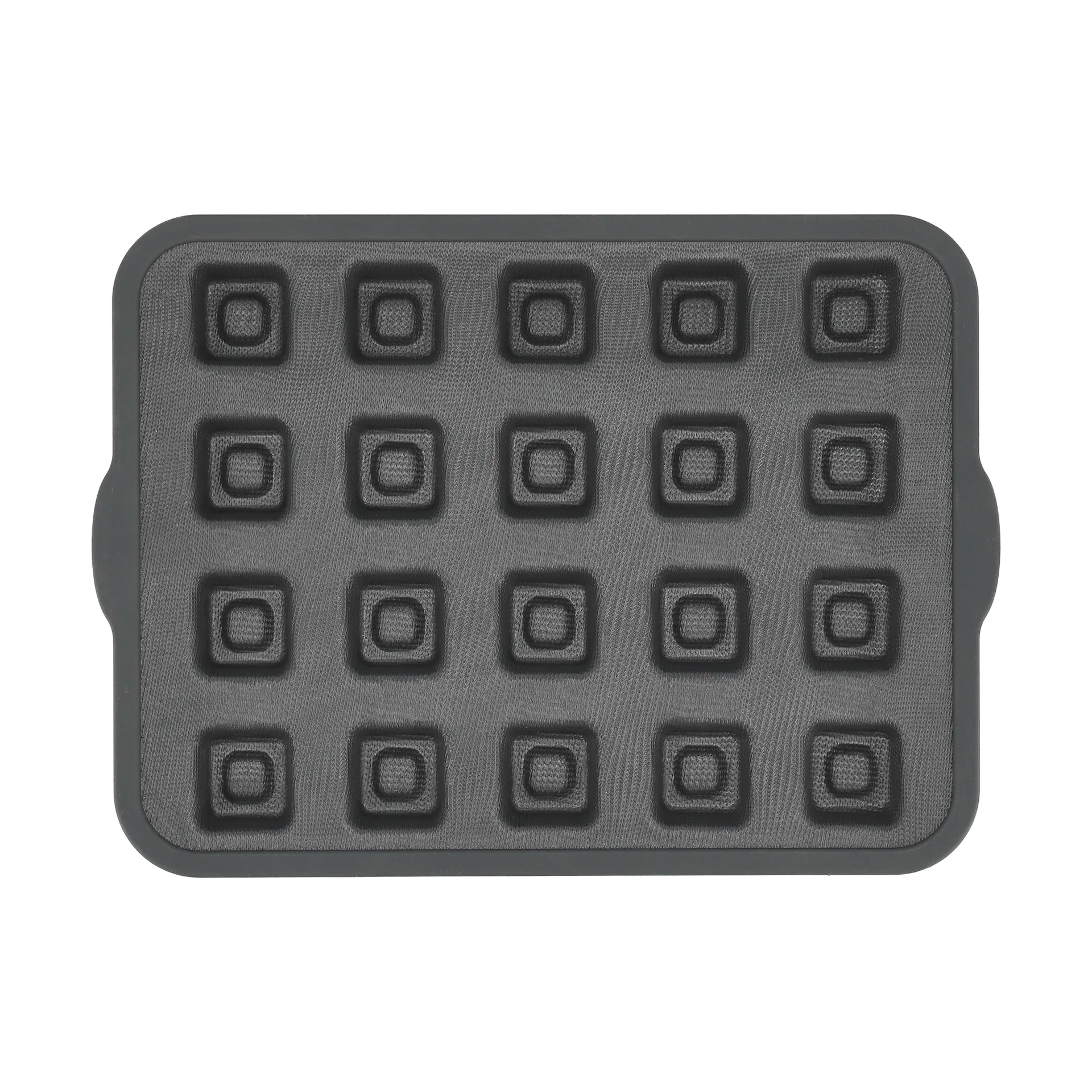 Moule en silicone avec cadre renforcé BAKE, Carré, 20 pièces Nordwik