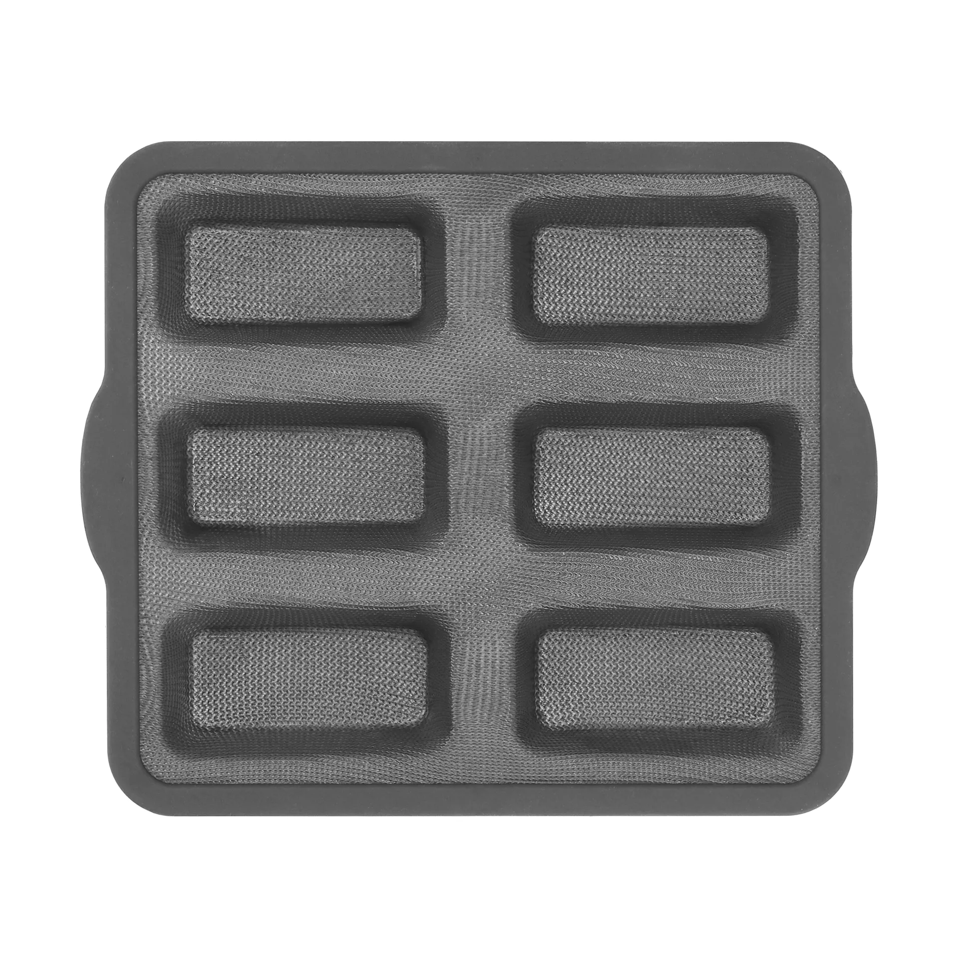 Moule en silicone avec cadre renforcé BAKE, Rectangulaire, 6 pièces, 26,2x22,1 cm Nordwik