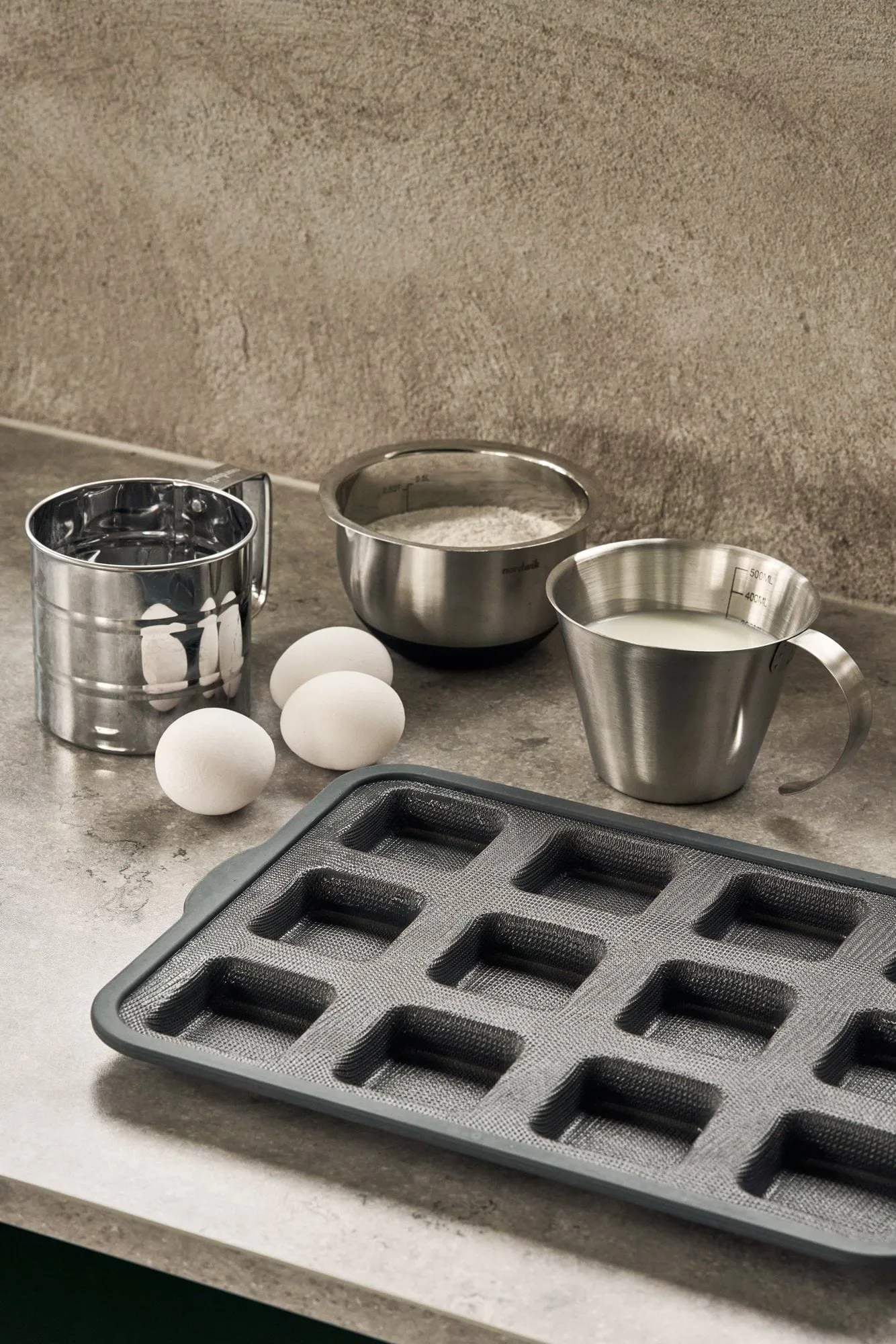 Moule en silicone avec cadre renforcé BAKE, Rectangulaire, 6 pièces, 36x26 cm Nordwik