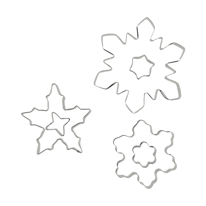 Nordwik emporte-pièce 3 pièces - Flocon de neige - Nordwik