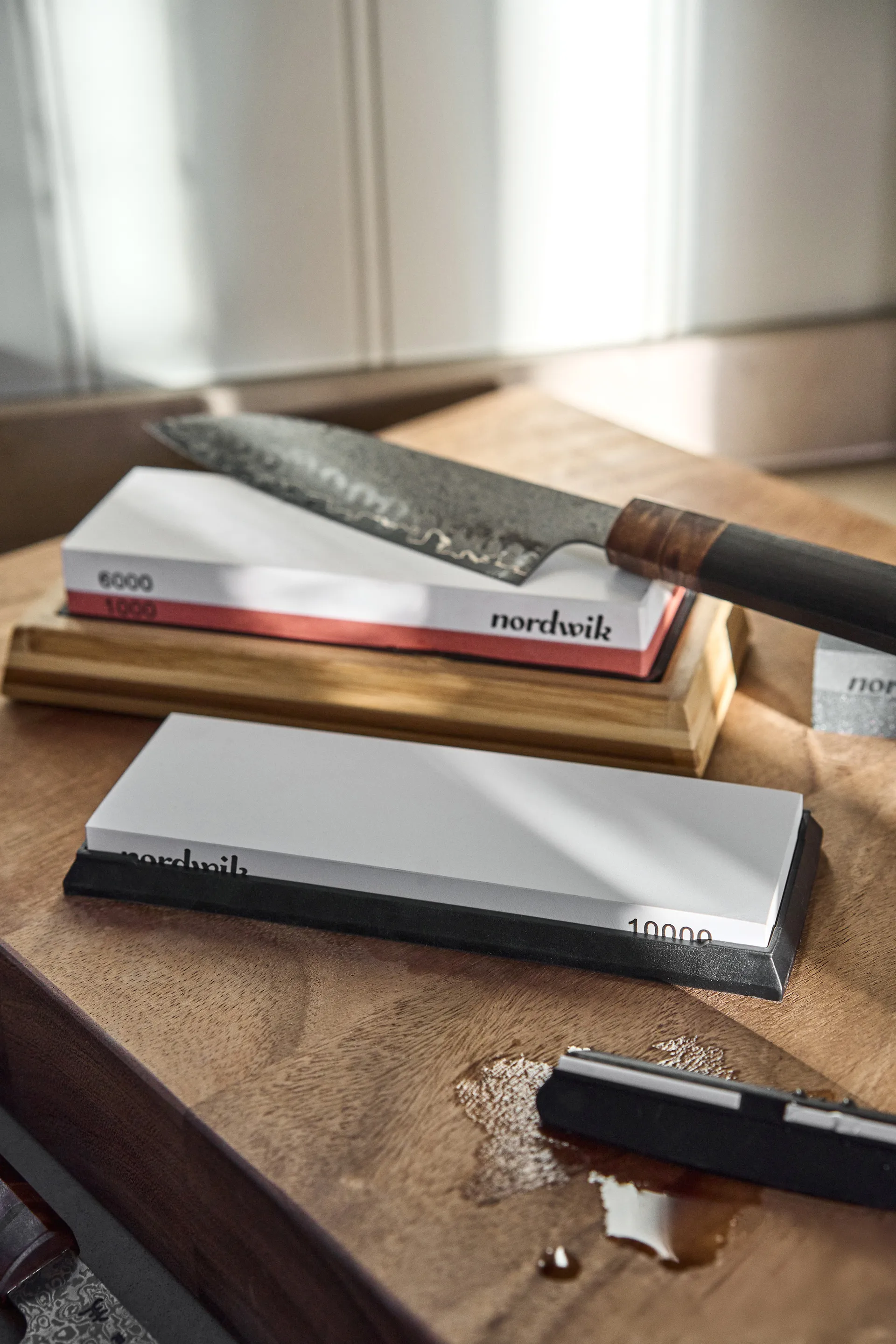 Pierre de broyage humide pour le polissage, 10 000 grit Nordwik