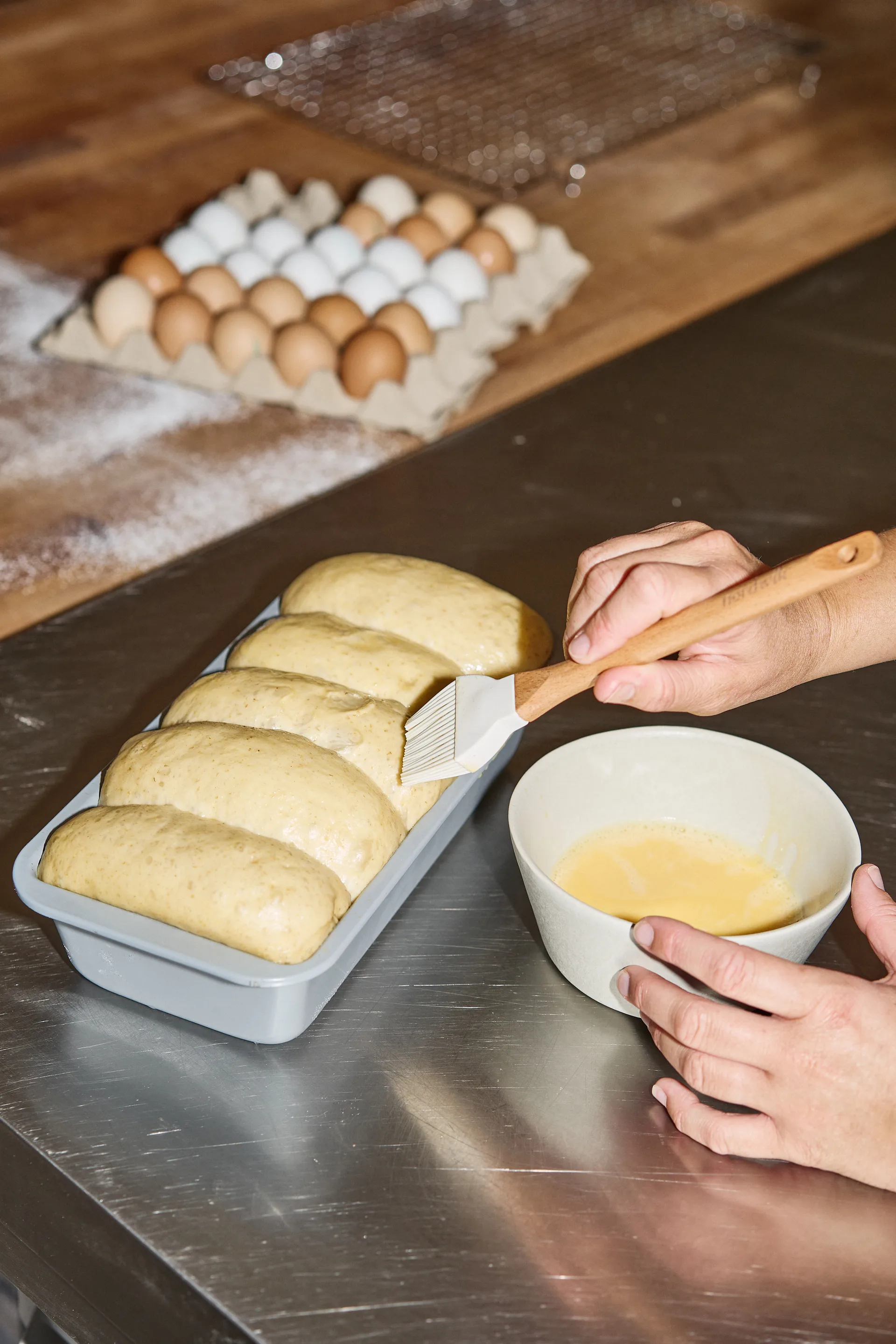 Pinceau à pâtisserie Nordwik 22,5 cm hêtre, Crème Nordwik