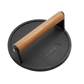 Presse à hamburger Smash Burger 18 cm - Fonte - Nordwik