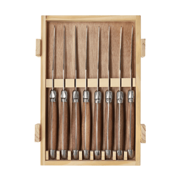 Set de 8 couteaux à viande Nordwik - Acier inoxydable-bois - Nordwik