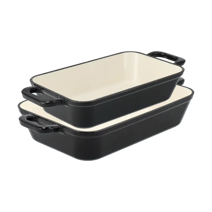 Set de plats à four Nordwik 2 pièces - Noir - Nordwik
