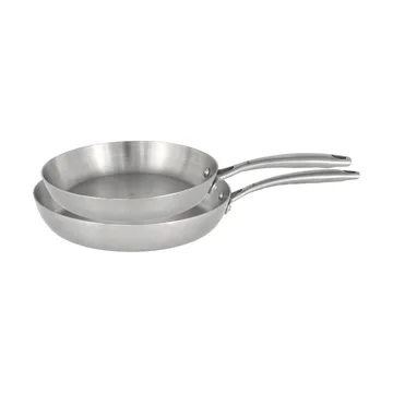 Set de poêles Nordwik 3-ply 2 pièces - Acier inoxydable - Nordwik